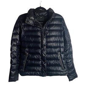 Marmot Women's Size Small 700 Down Fill Navy Blue Puffer Jacket Fur Hood Coat